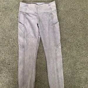Lululemon Acid Wash Pocket Leggings